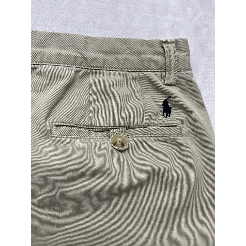 Ralph Lauren Pants Men 32x32.5 Beige The Polo Chino Classic Fit Cotton Twill